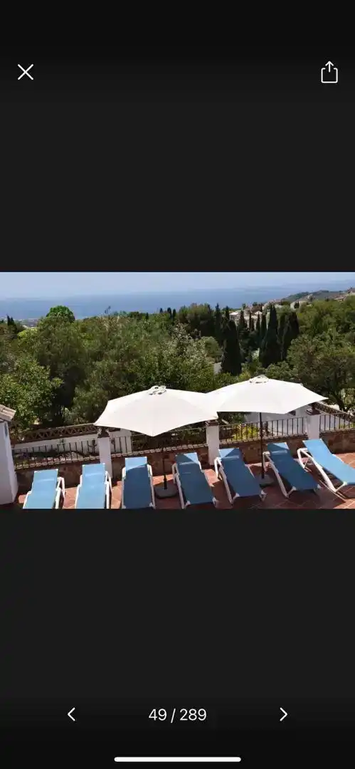 Terrasse von Wohnung zur Miete in Frigiliana