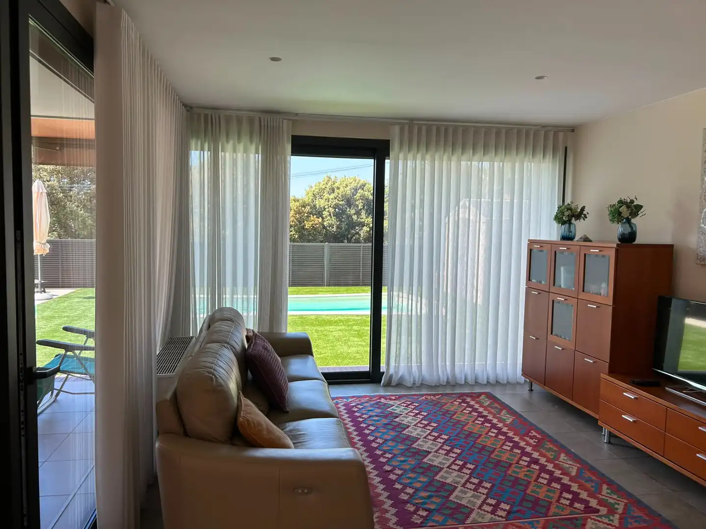 Living room of Houses for sale in Viladecavalls  with Air Conditioner, Heating and Private garden