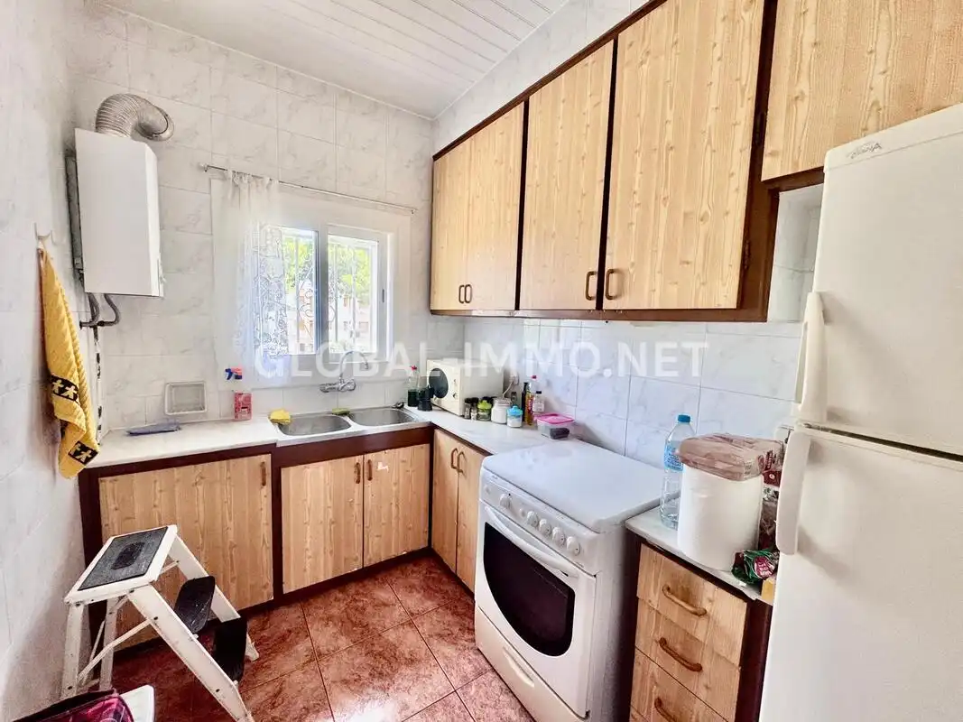 Cocina de Apartamento en venta en Roses con Calefacción, Terraza y Piscina