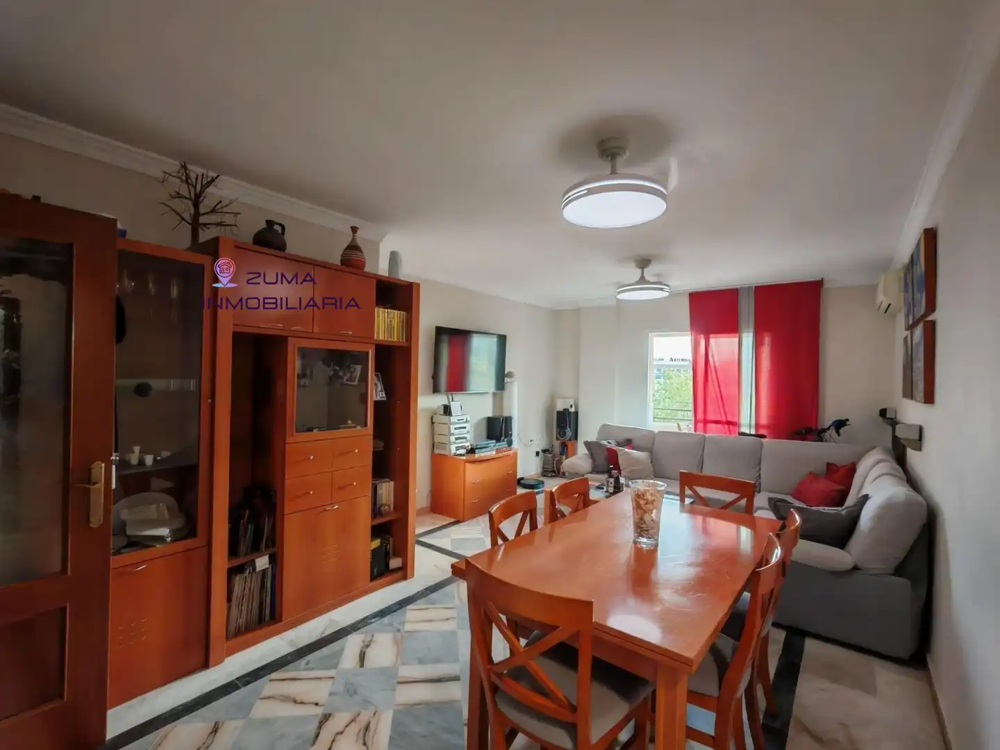 Sala d'estar de Pis en venda en Málaga amb Aire condicionat, Calefacció i Terrassa