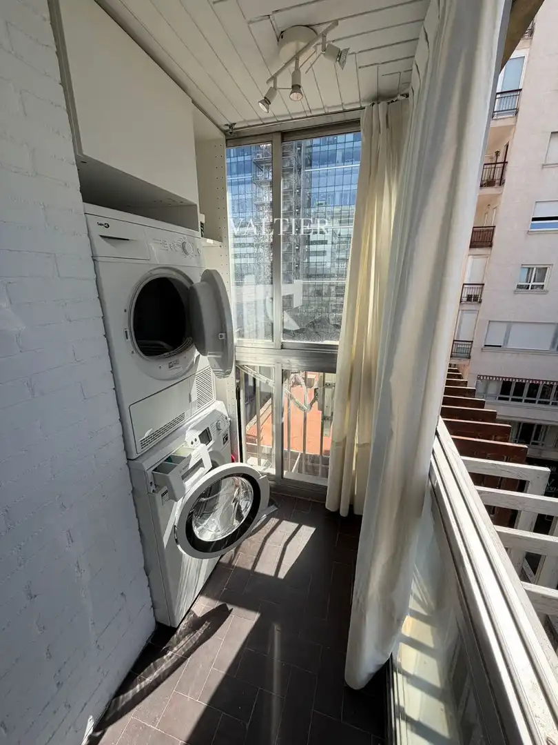 Terraza de Piso de alquiler en Madrid con Aire acondicionado y Terraza