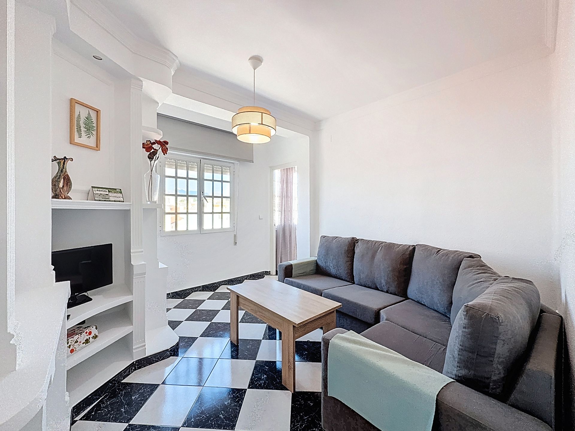 Living room of Flat to rent in Málaga Capital  with Furnished and Washing machine