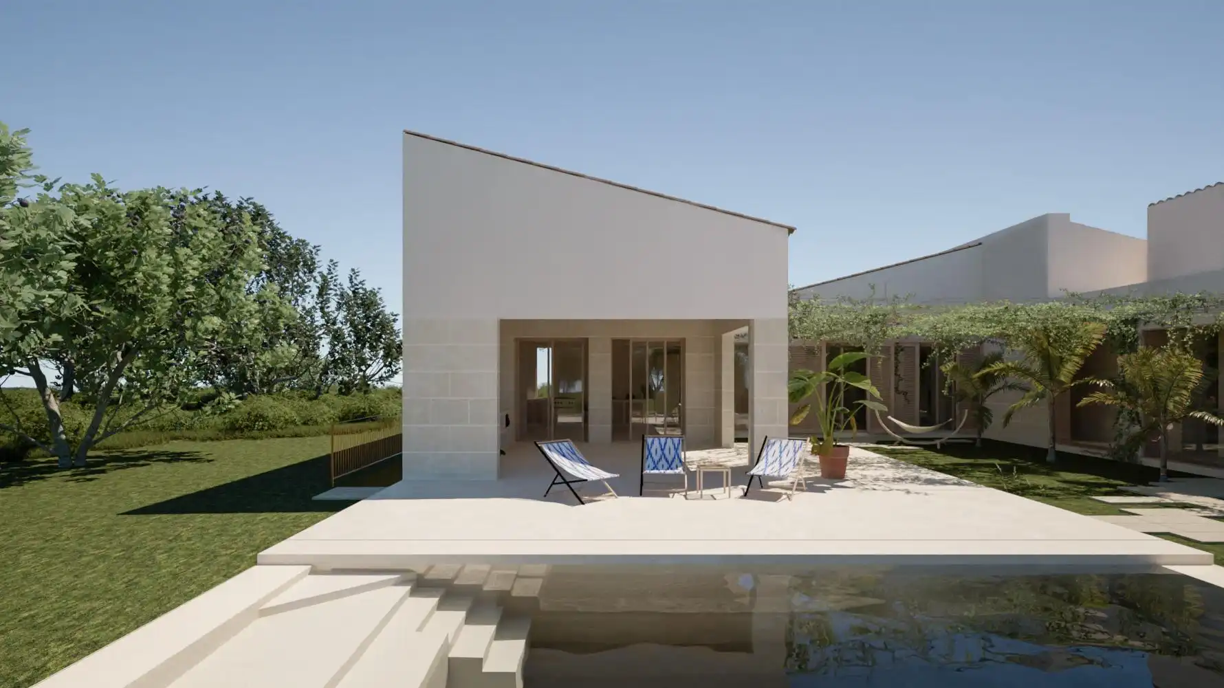Casa amb piscina en venda a Campos poble, imagen 2
