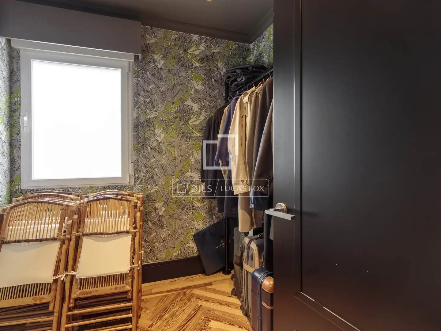 Schlafzimmer von Wohnung zur Miete in Madrid mit Klimaanlage, Heizung und Parkett