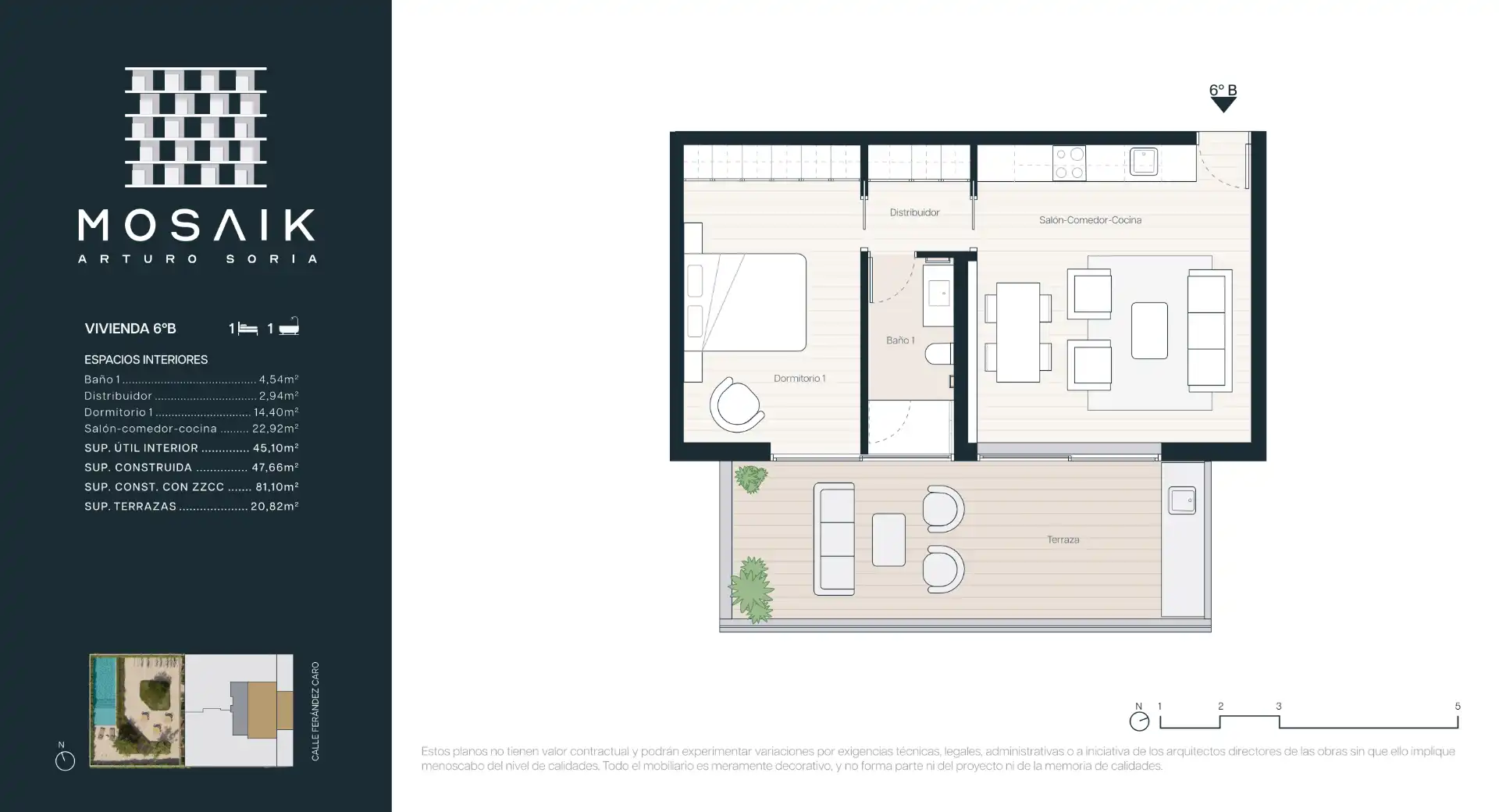 Wohnung mit Pool zum Verkauf in Calle de Fernández Caro 7, imagen 9