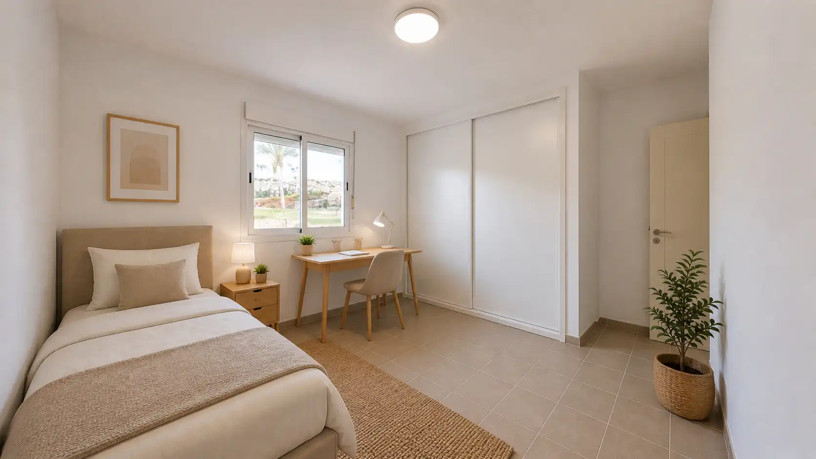 Schlafzimmer von Wohnungen zum Verkauf in Arona mit Terrasse, Ofen und Waschmaschine