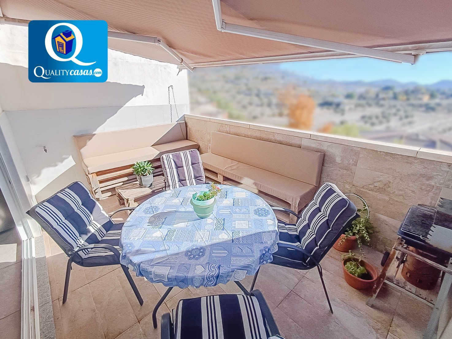 Terrace of Flat for sale in Elda  with Air Conditioner, Terrace and Storage room