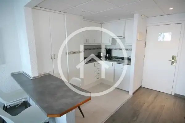 Kitchen of Flat for sale in Puerto de la Cruz  with Swimming Pool, Furnished and Balcony