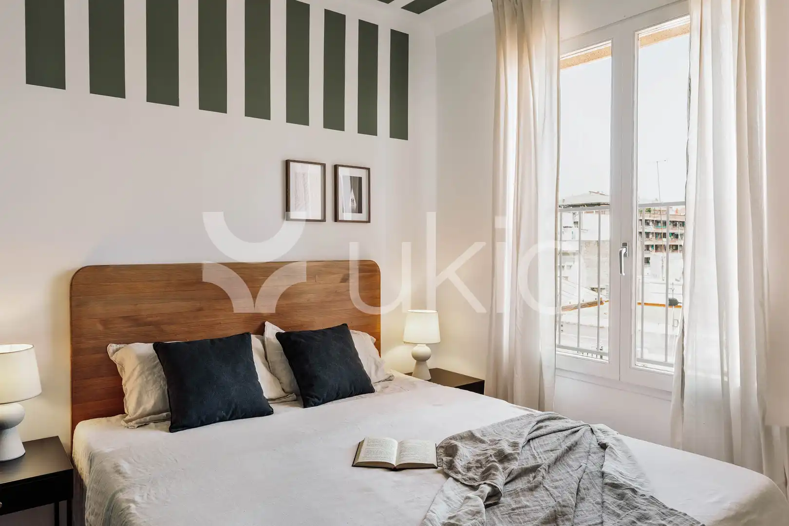 Habitación de Apartamento de alquiler en Barcelona con Aire acondicionado, Calefacción y Terraza