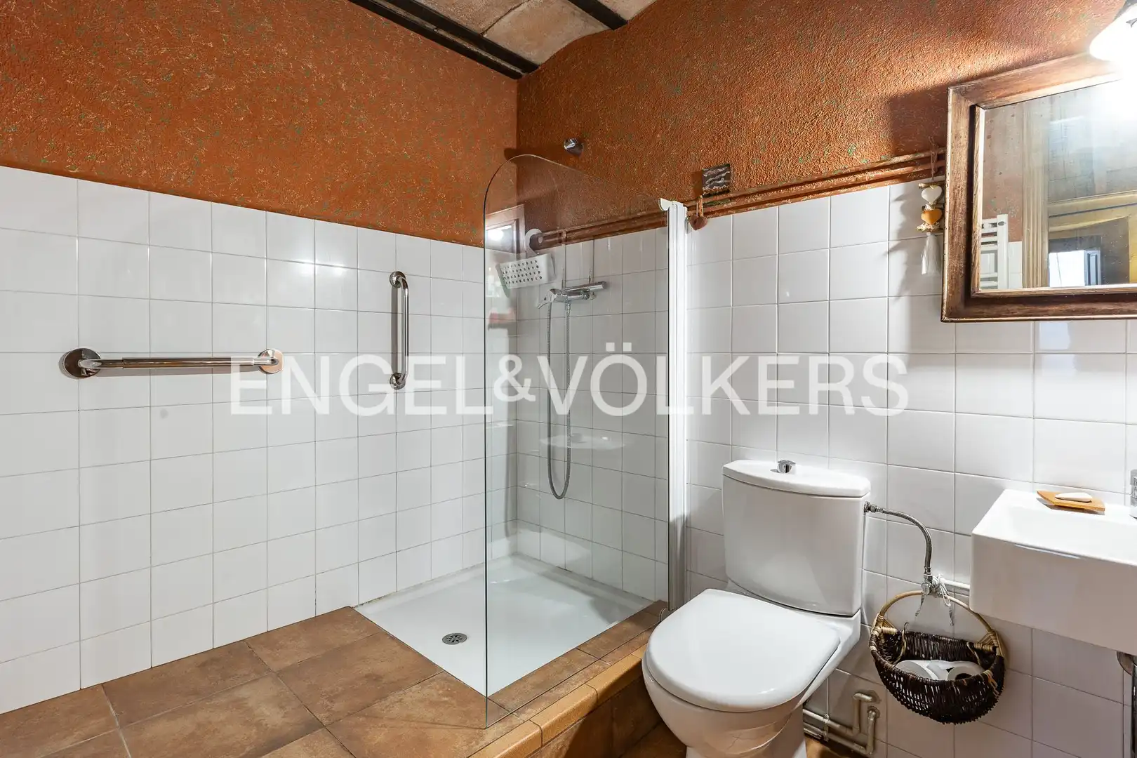 Baño de Casa adosada en venta en Figaró-Montmany con Aire acondicionado, Calefacción y Parquet