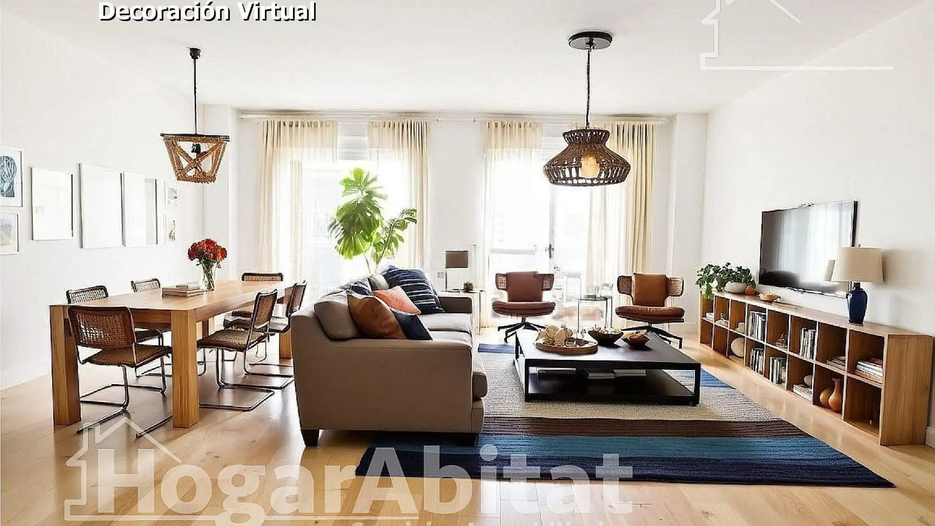 Living room of Flat for sale in Gandia  with Air Conditioner, Storage room and Furnished