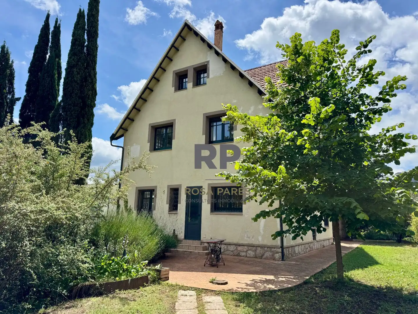 Exterior view of Houses for sale in Sant Martí de Centelles  with Heating, Private garden and Terrace