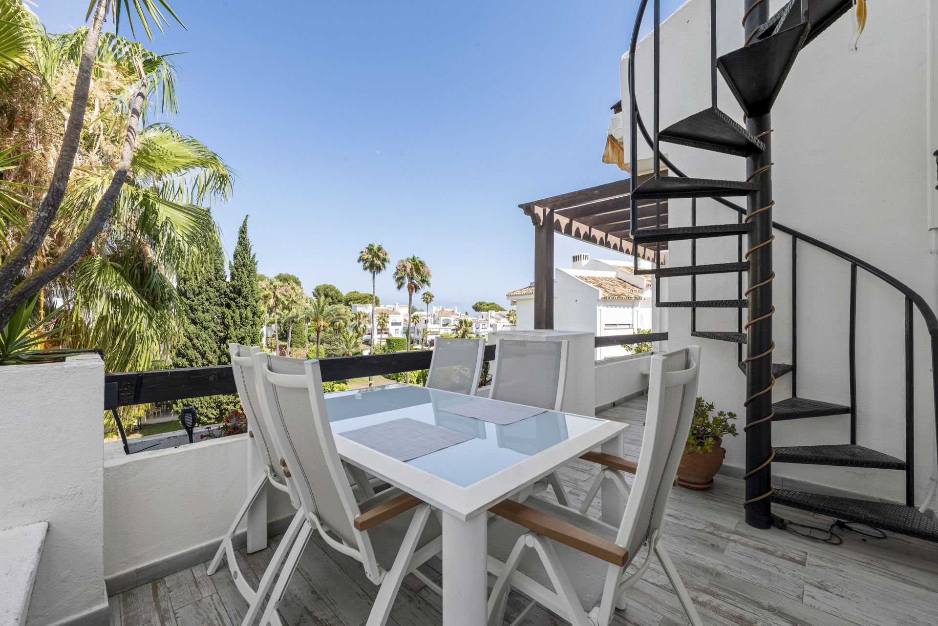 Terrace of Attic for sale in Mijas  with Air Conditioner, Terrace and Swimming Pool