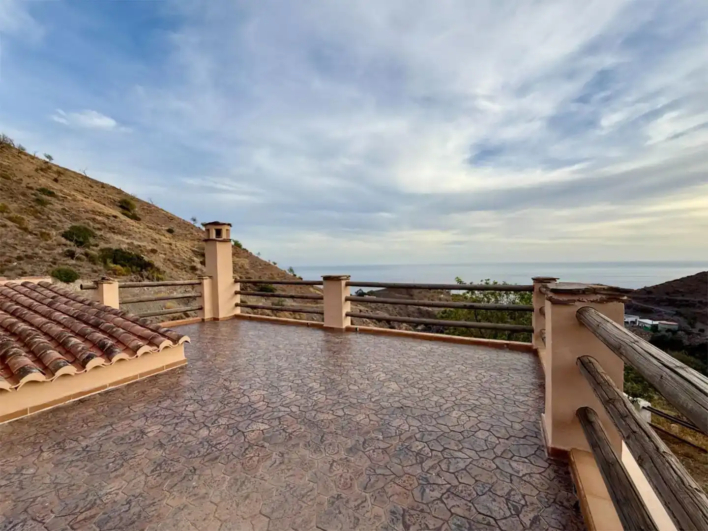 Terrasse von Country house zum Verkauf in Albuñol mit Klimaanlage, Privatgarten und Schwimmbad