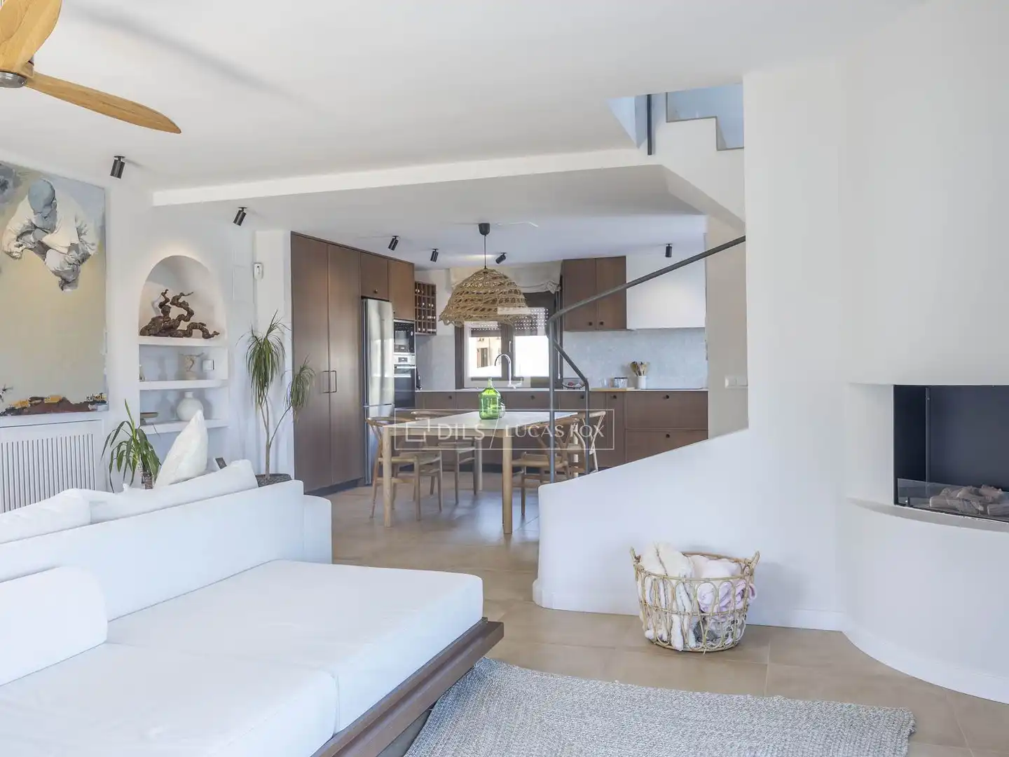 Sala de estar de Casa o chalet en venta en El Puig de Santa Maria con Calefacción, Parquet y Terraza