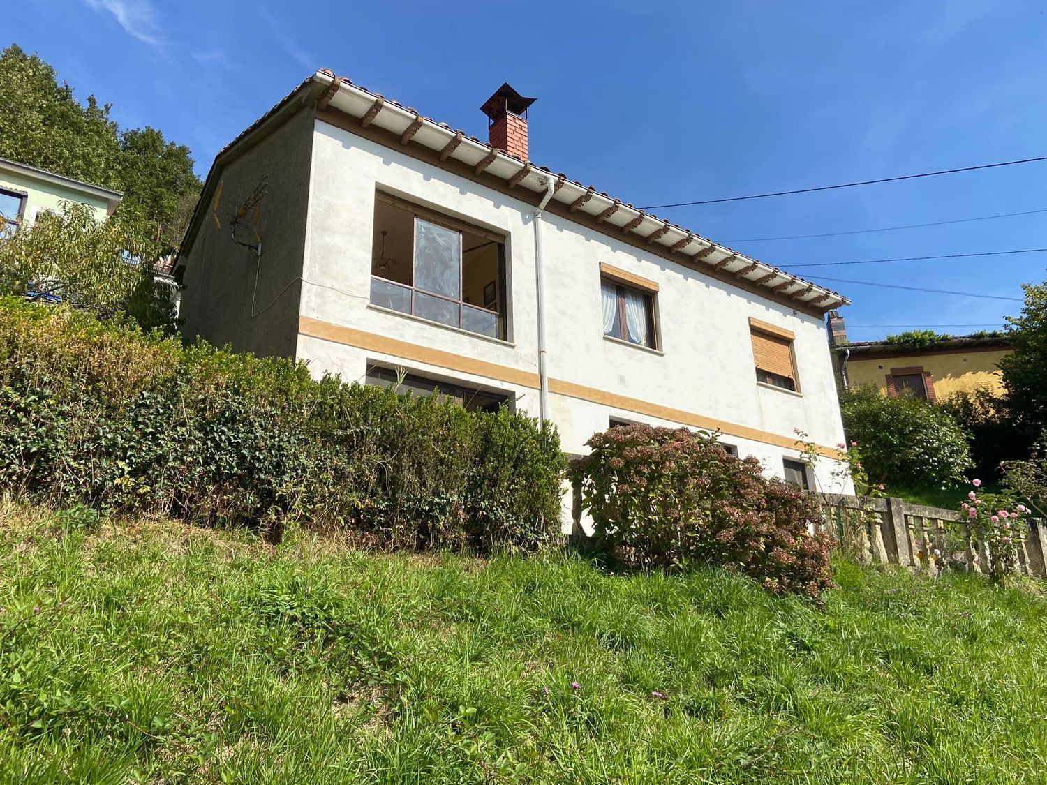 Exterior view of House or chalet for sale in Mieres (Asturias)  with Heating, Terrace and Storage room