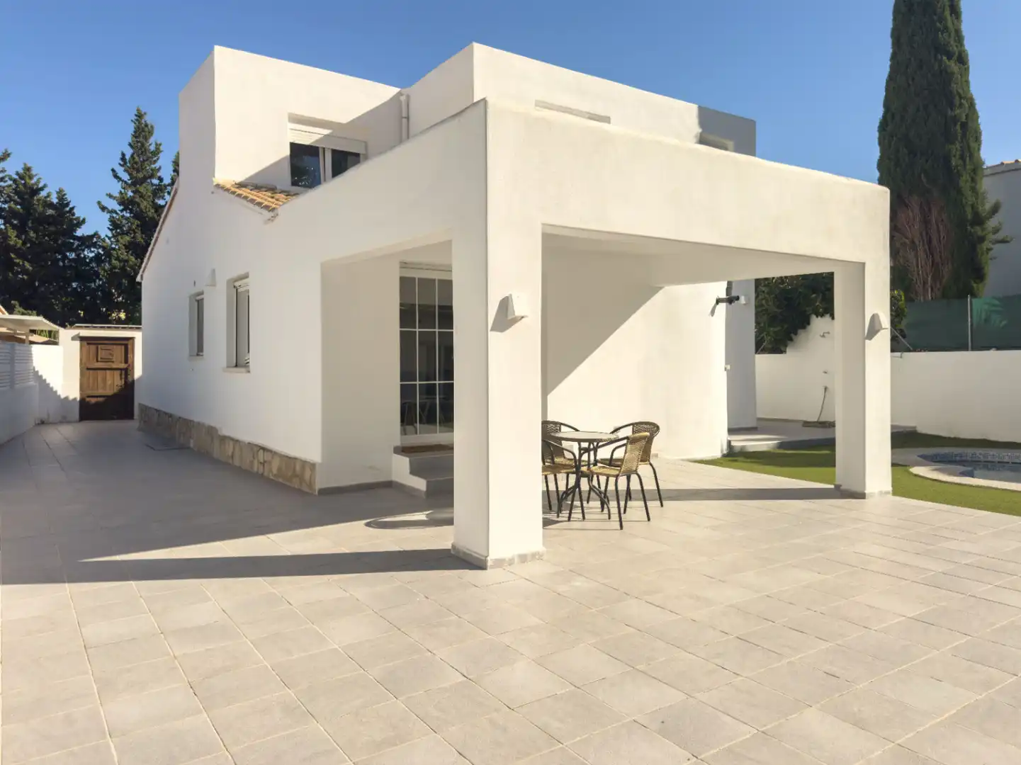 Terraza de Casa o chalet en venta en Dénia con Aire acondicionado, Calefacción y Jardín privado