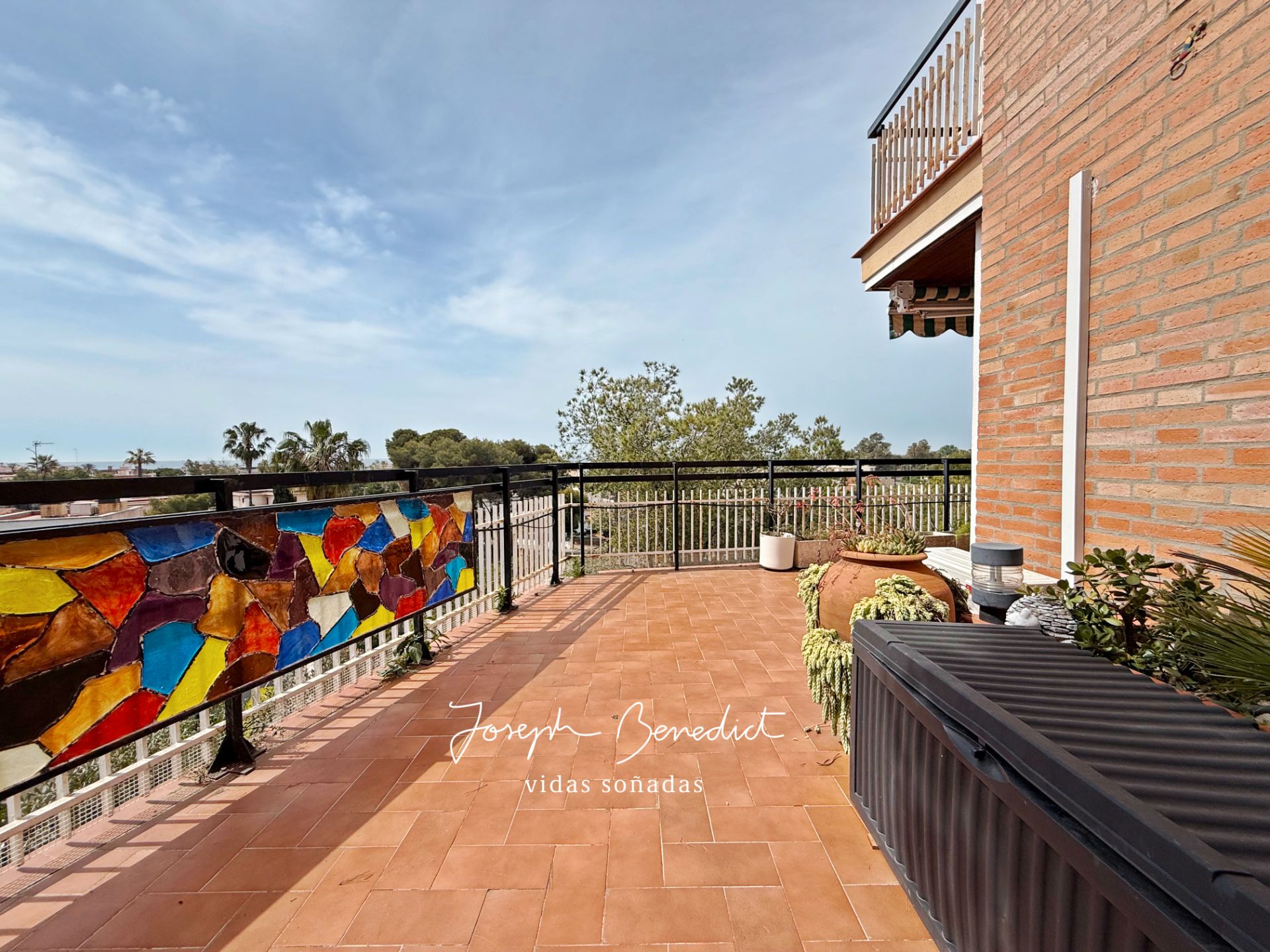 Terrassa de Dúplex en venda en Castelldefels amb Aire condicionat, Calefacció i Jardí privat