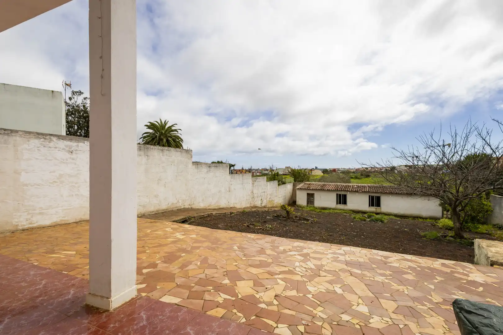 Vista exterior de Casa adosada en venta en San Cristóbal de la Laguna con Jardín privado y Terraza
