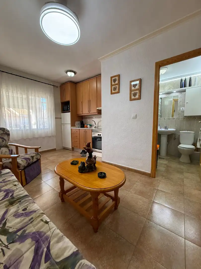 Küche von Wohnungen zum Verkauf in San Pedro del Pinatar mit Klimaanlage, Möbliert und Balkon