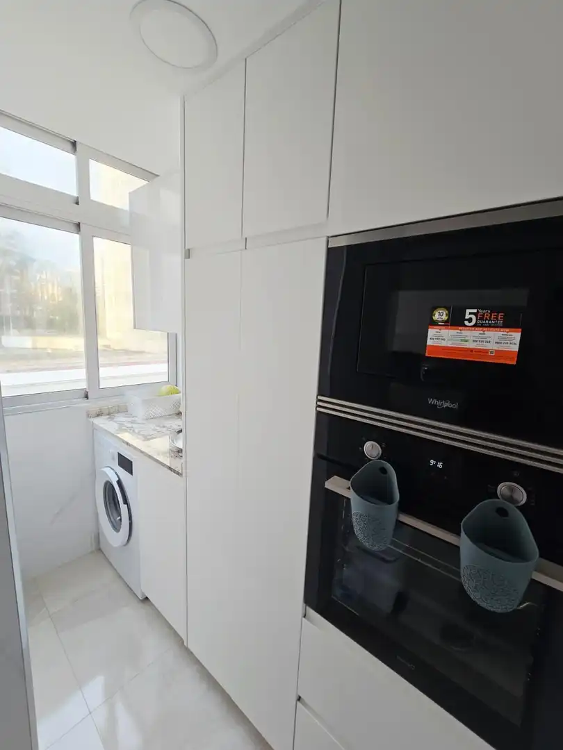 Kitchen of Flat for rent in Benidorm  with Air Conditioner, Private garden and Terrace