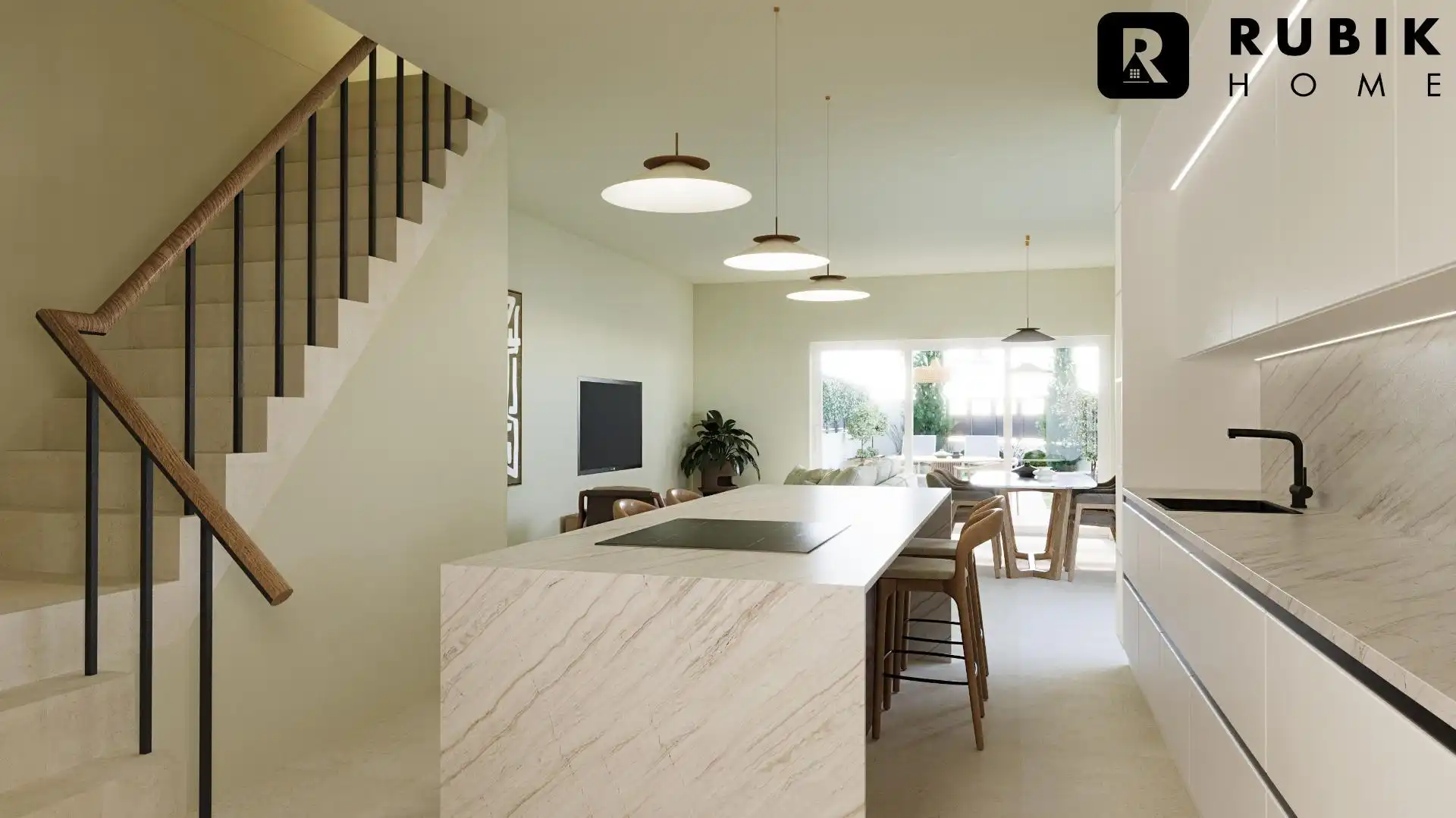 Cocina de Casa adosada en venta en Venturada Pueblo