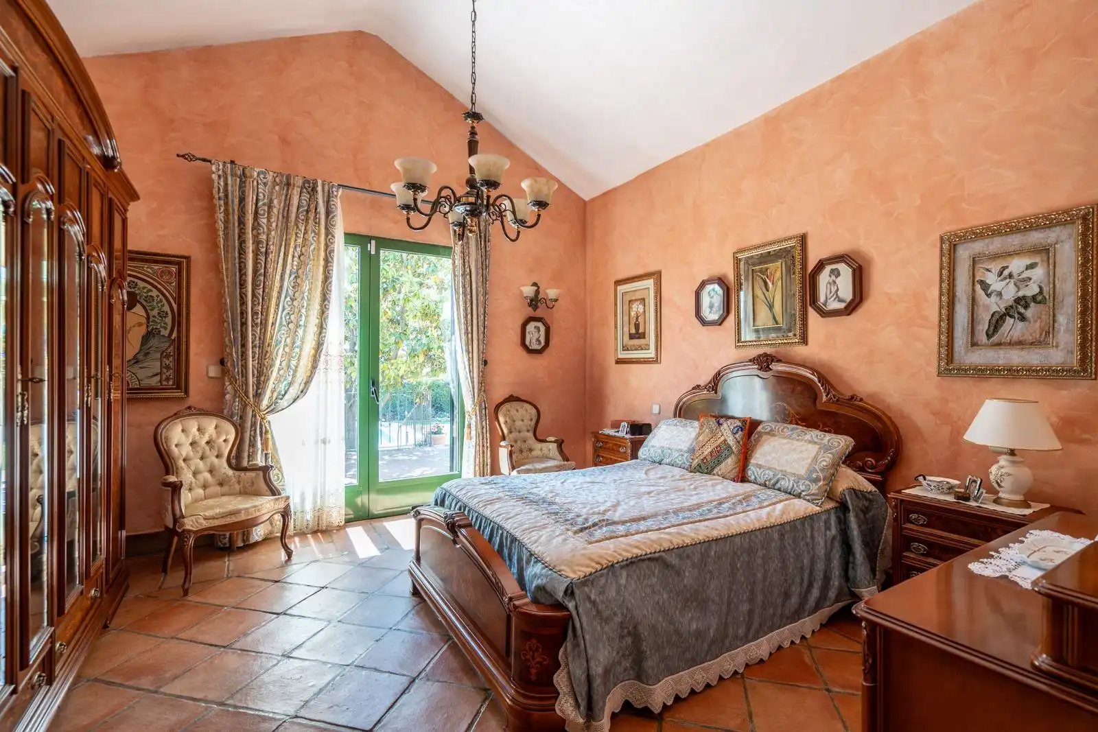 Habitación de Finca rústica en venta en Chinchón con Aire acondicionado, Calefacción y Jardín privado