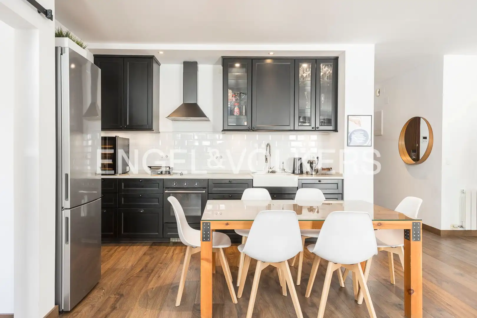 Cocina de Piso en venta en Barcelona con Calefacción, Jardín privado y Parquet