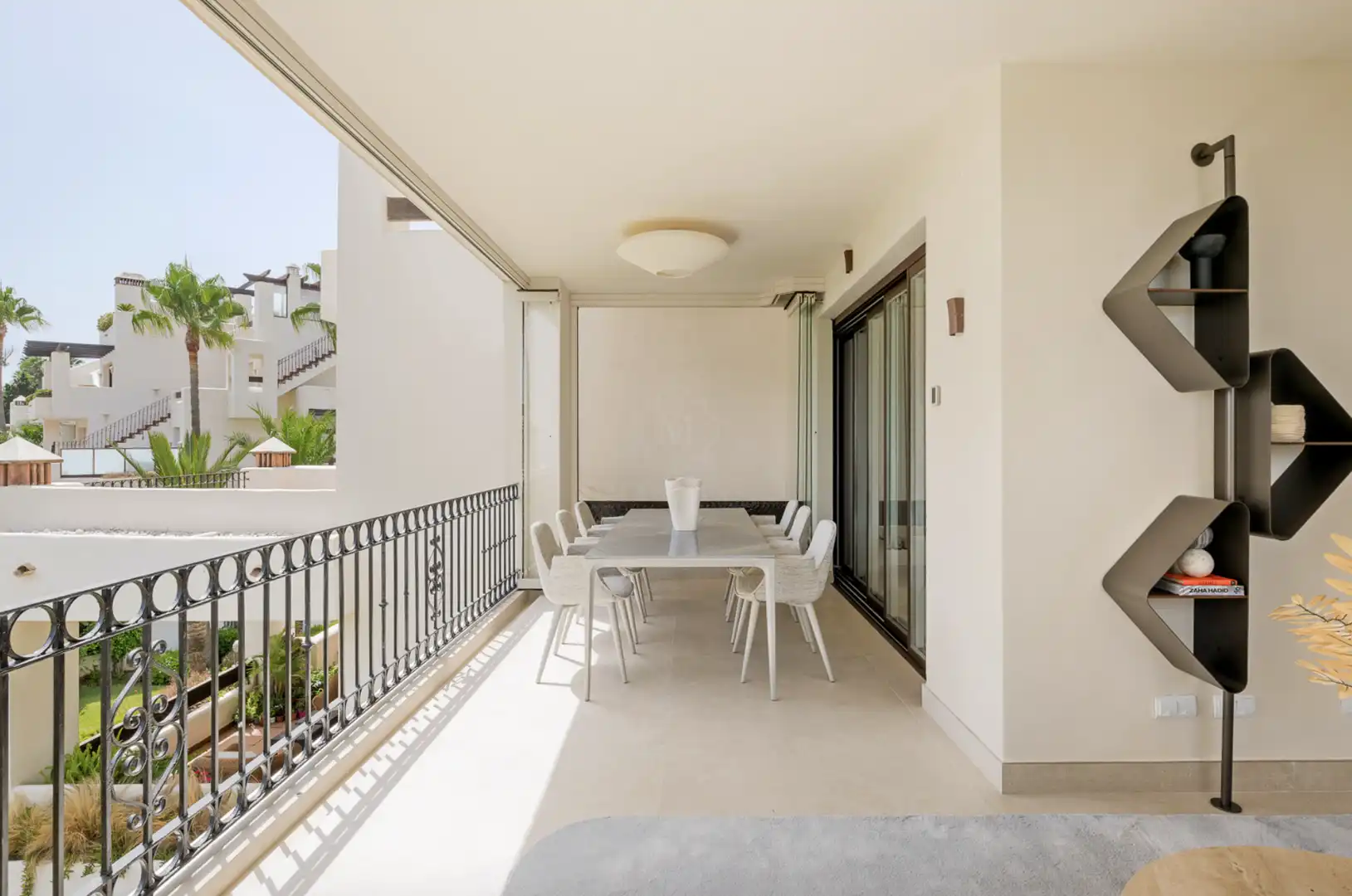 Terraza de Apartamento en venta en Estepona con Aire acondicionado, Terraza y Piscina