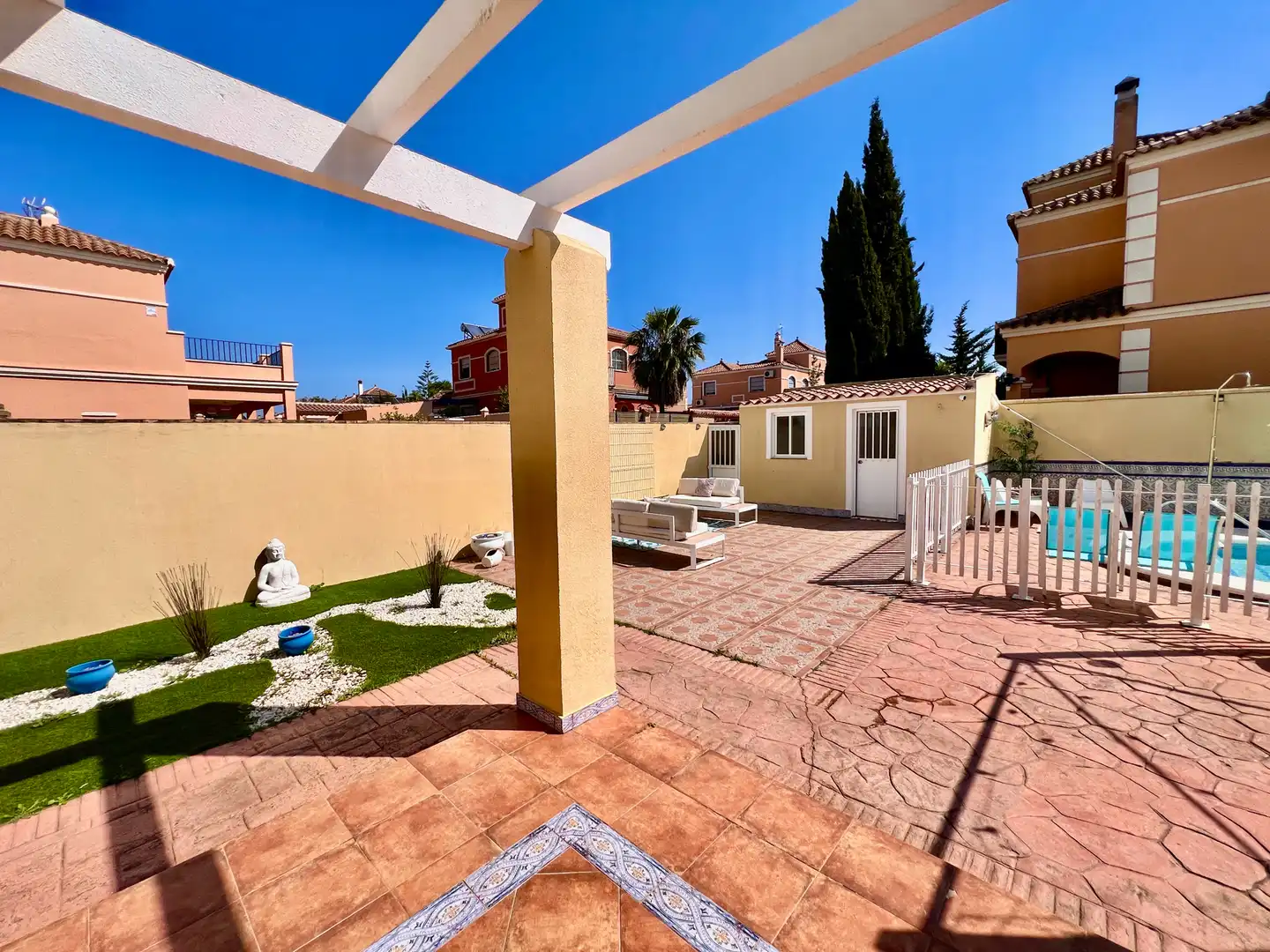 Jardín de Casa o chalet en venta en Espartinas con Aire acondicionado, Jardín privado y Terraza