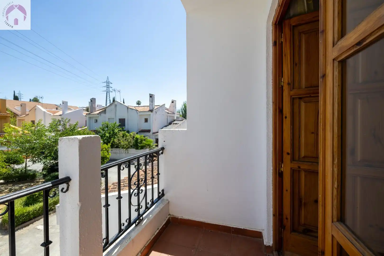 Terrassa de Casa adosada en venda en Granada amb Calefacció, Jardí privat i Terrassa