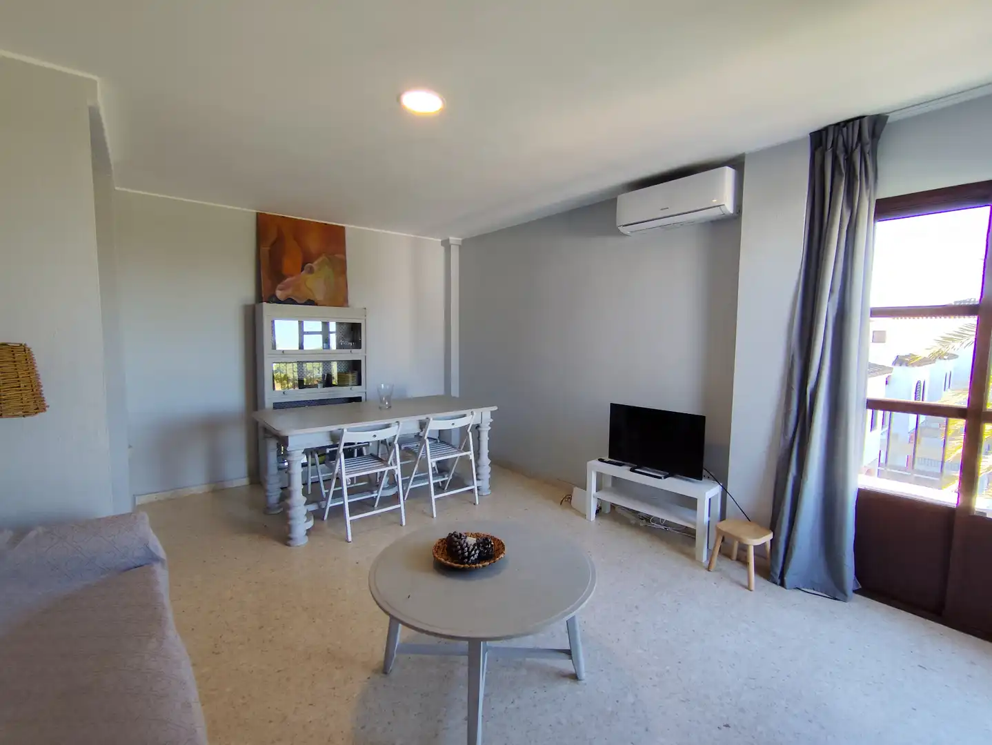 Wohnzimmer von Wohnung zur Miete in Sanlúcar de Barrameda mit Klimaanlage, Heizung und Möbliert