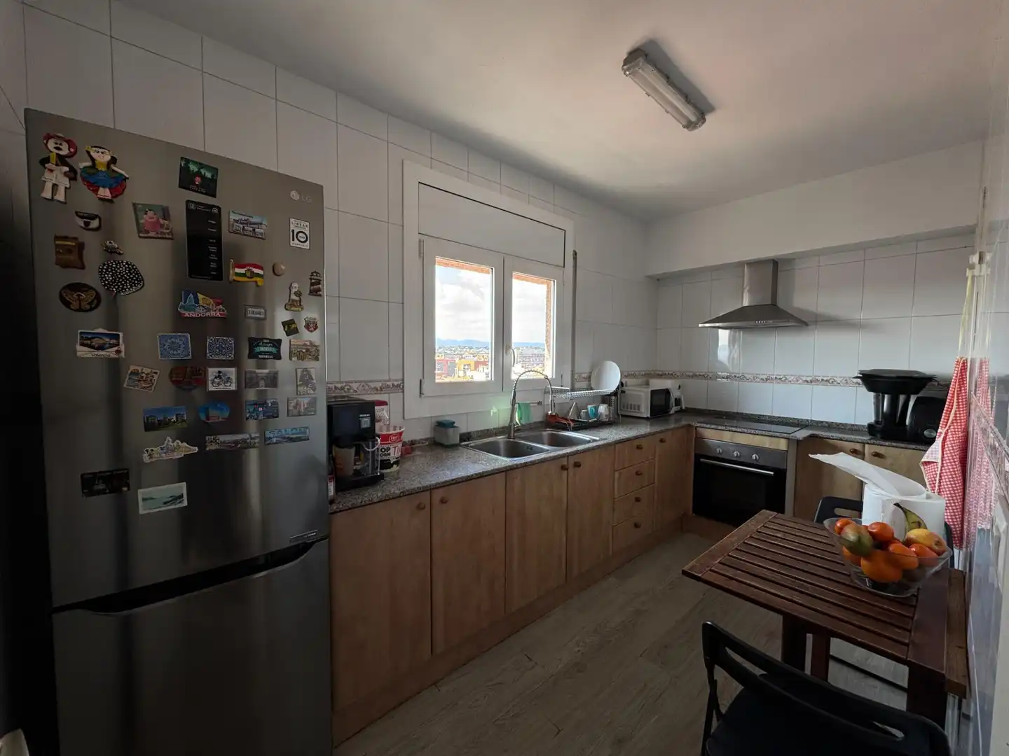 Küche von Wohnung zum Verkauf in Granollers mit Parkett, Terrasse und Abstellraum