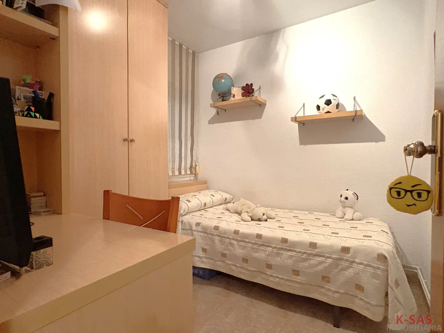 Bedroom of Flat for sale in Esplugues de Llobregat  with Heating, Furnished and Oven