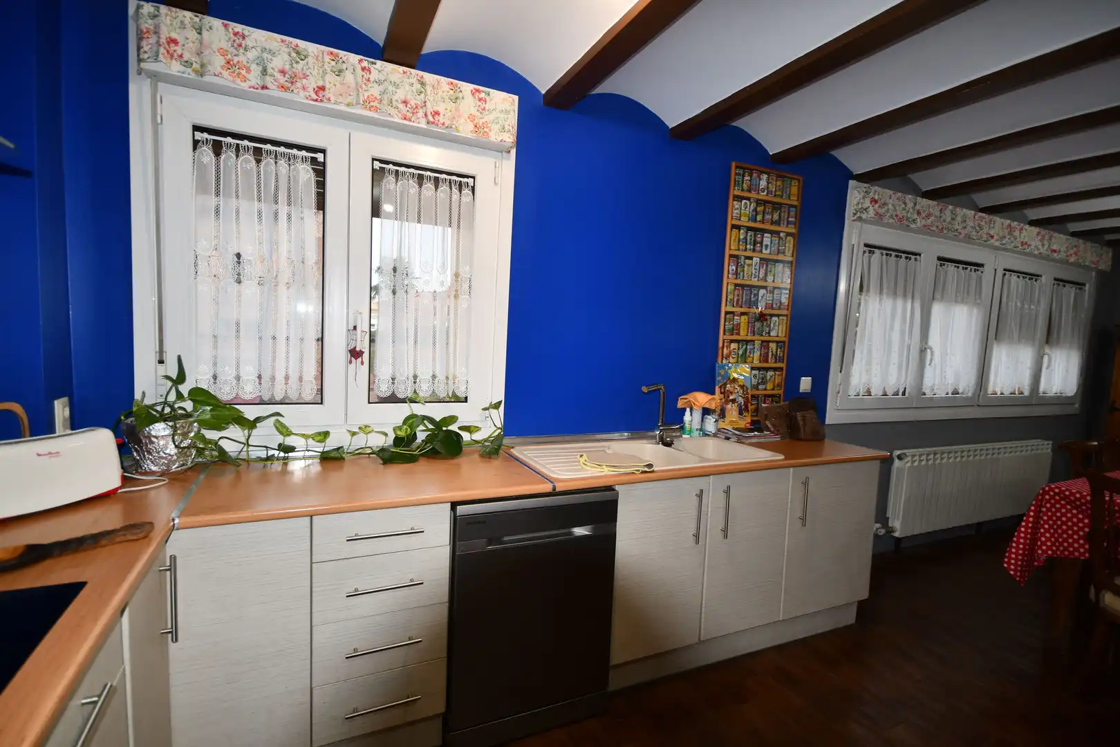 Cuina de Finca rústica en venda en Fuenmayor amb Calefacció, Parquet i Terrassa