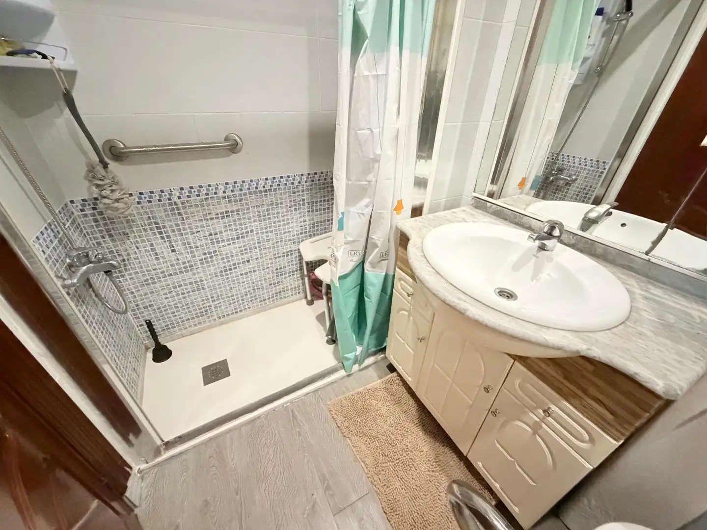 Badezimmer von Wohnung zum Verkauf in Málaga mit Klimaanlage