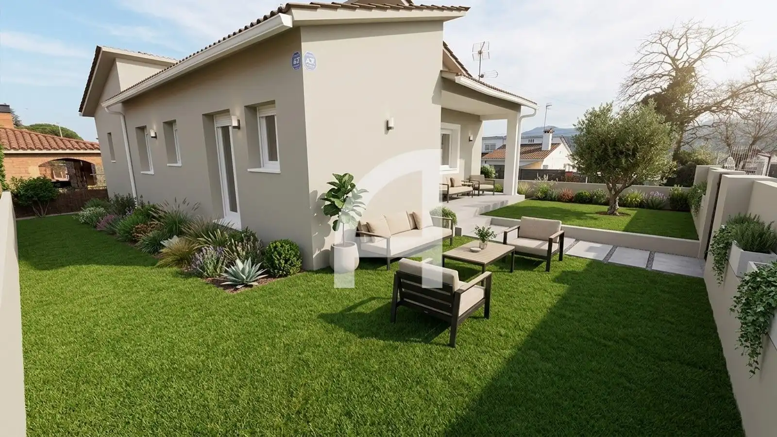 Jardí de Casa o xalet en venda en Riells i Viabrea amb Calefacció i Jardí privat