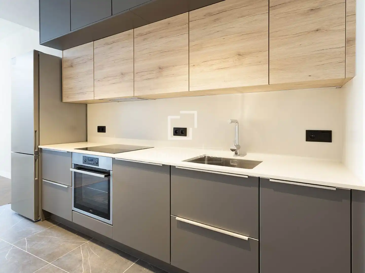 Kitchen of Flat for sale in Barcelona  with Air Conditioner, Heating and Parquet flooring