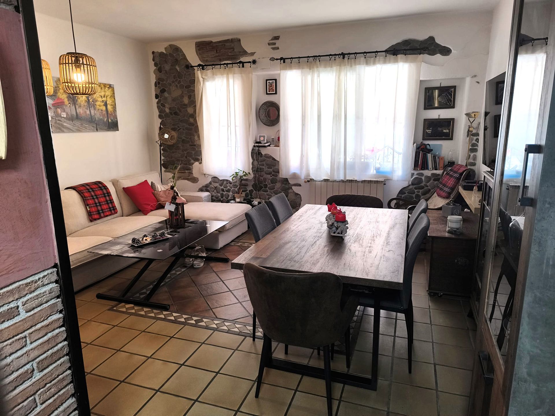 Living room of Planta baja for sale in Granollers  with Heating, Oven and Microwave