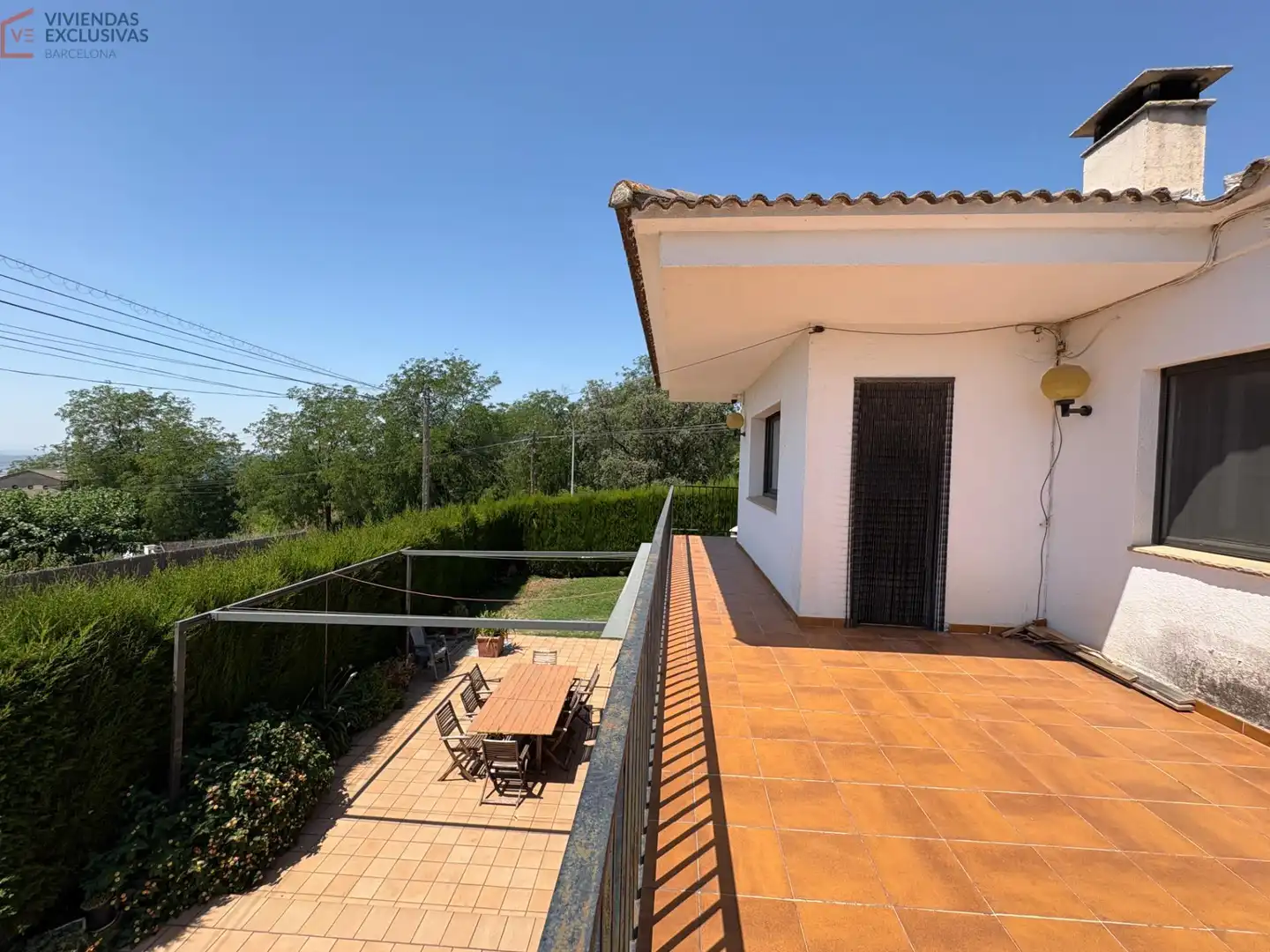 Terrassa de Casa o xalet en venda en Caldes de Montbui amb Calefacció, Jardí privat i Terrassa