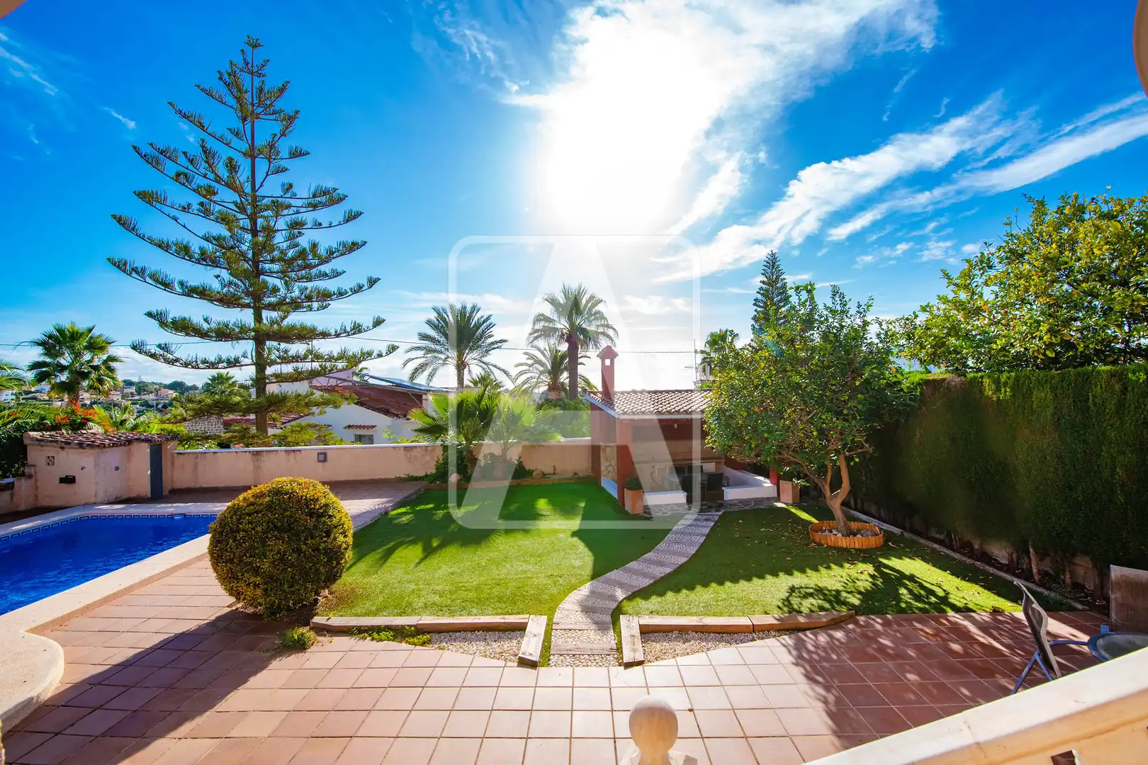 Jardí de Casa o xalet en venda en Calpe / Calp amb Aire condicionat, Calefacció i Jardí privat