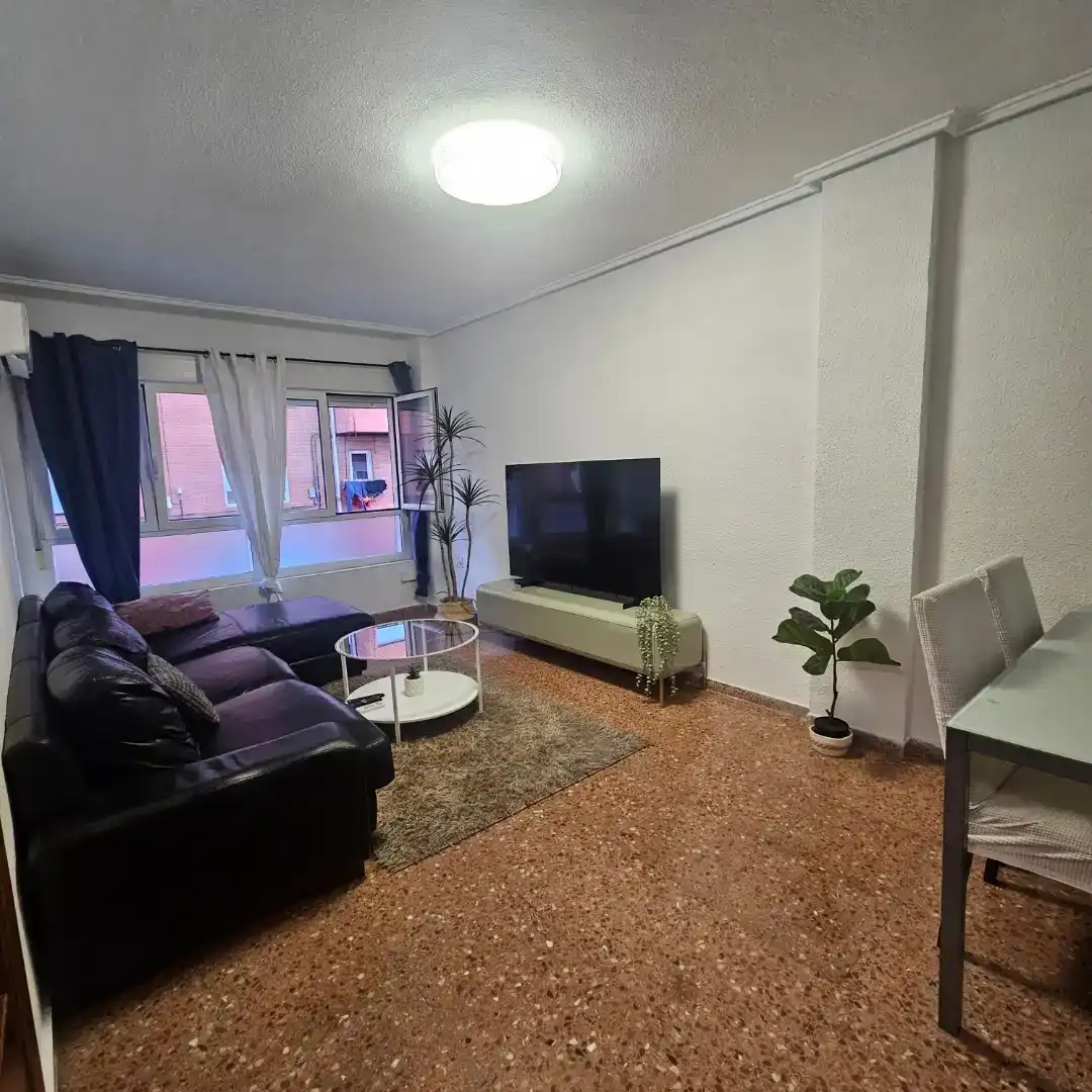 Living room of Flat for sale in Elda  with Air Conditioner, Storage room and Furnished