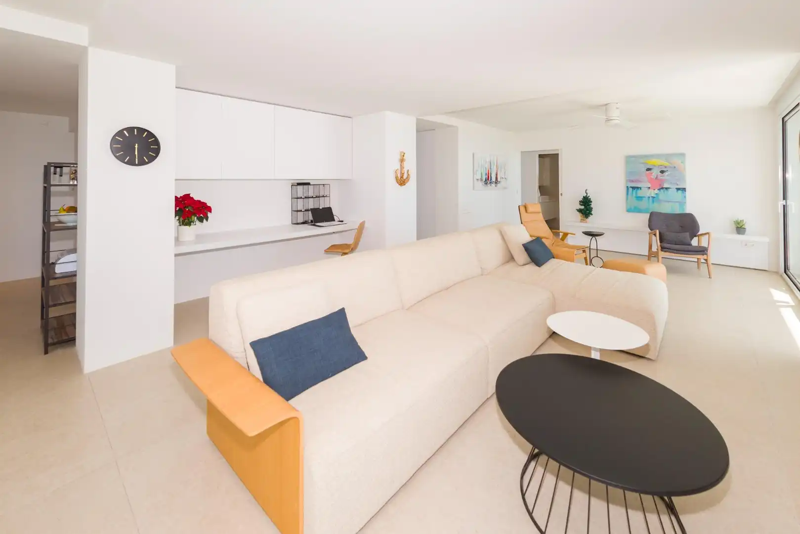 Sala d'estar de Apartament en venda en Oropesa del Mar / Orpesa amb Jardí privat, Terrassa i Traster