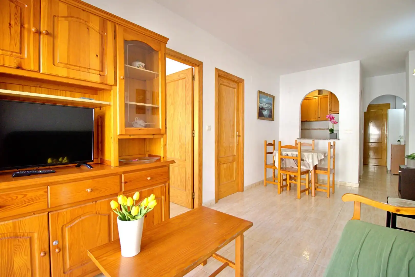 Dining room of Flat for sale in Torrevieja  with Terrace, Furnished and Balcony