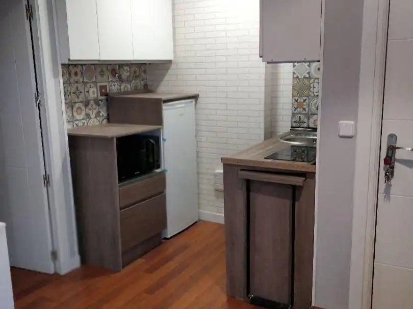 Cuina de Estudi de lloguer en Madrid amb Moblat