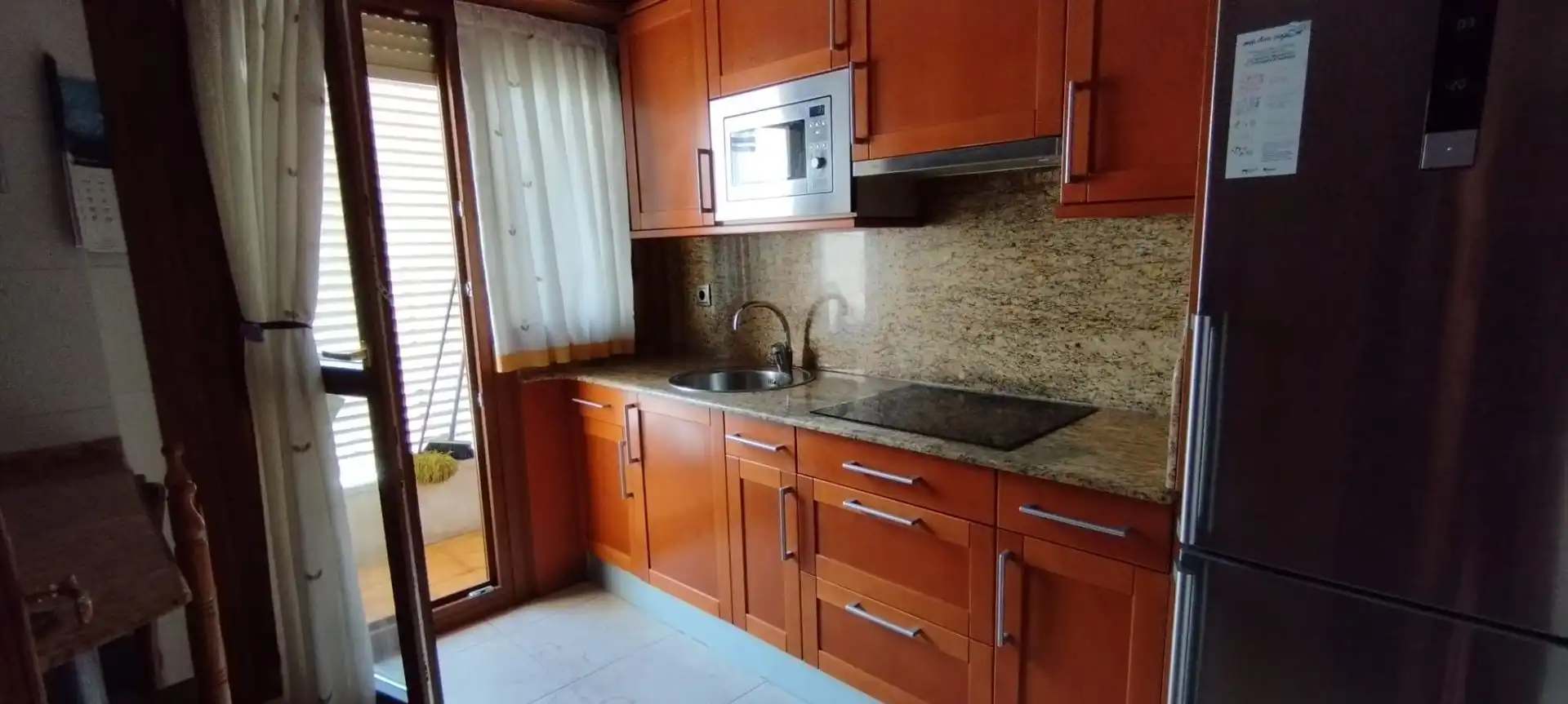 Cocina de Piso de alquiler en Santurtzi  con Calefacción, Terraza y Amueblado