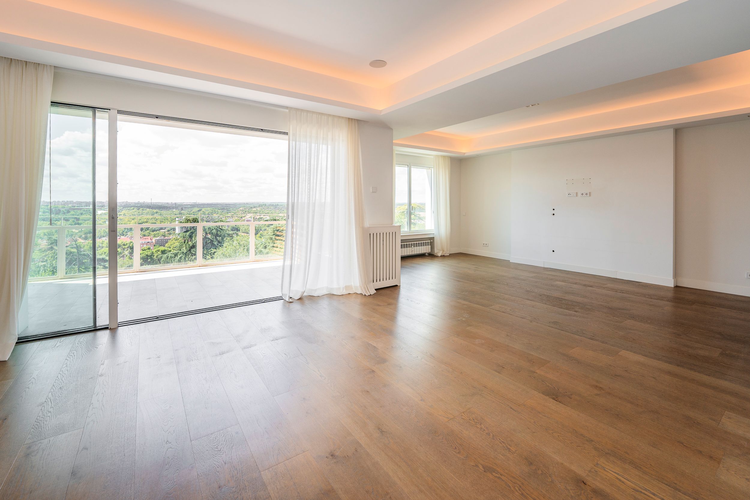Sala de estar de Piso en venta en  Madrid Capital con Aire acondicionado, Calefacción y Terraza