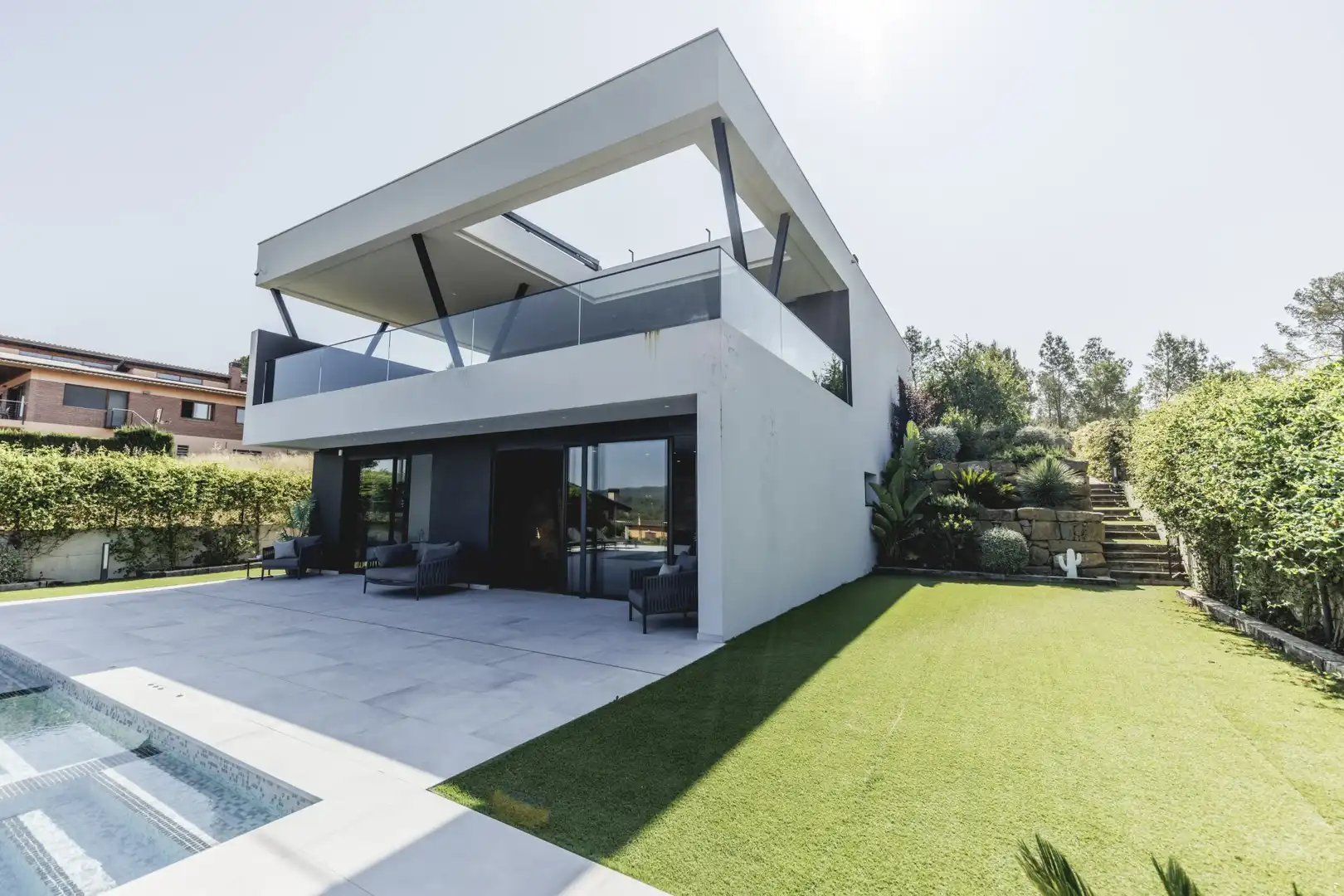 Exterior view of Houses for sale in Sant Julià de Ramis  with Air Conditioner, Heating and Terrace