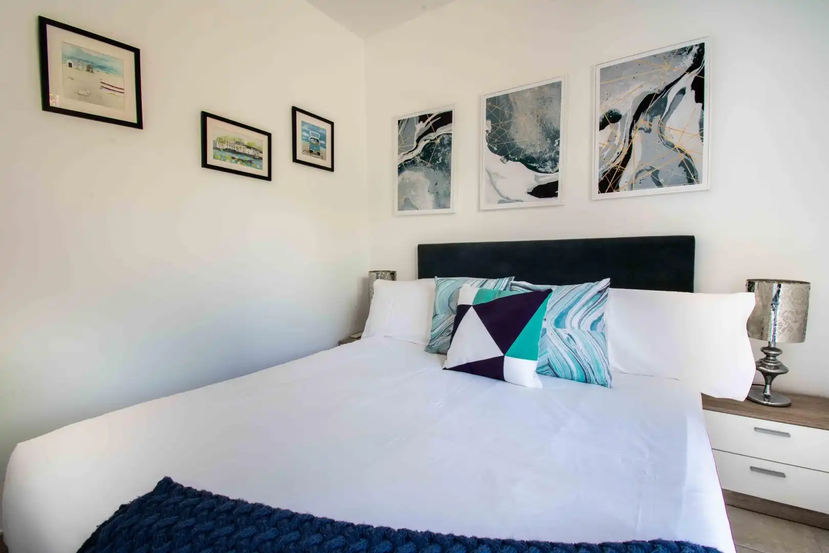 Habitación de Casa adosada en venta en L'Alfàs del Pi con Aire acondicionado, Calefacción y Jardín privado