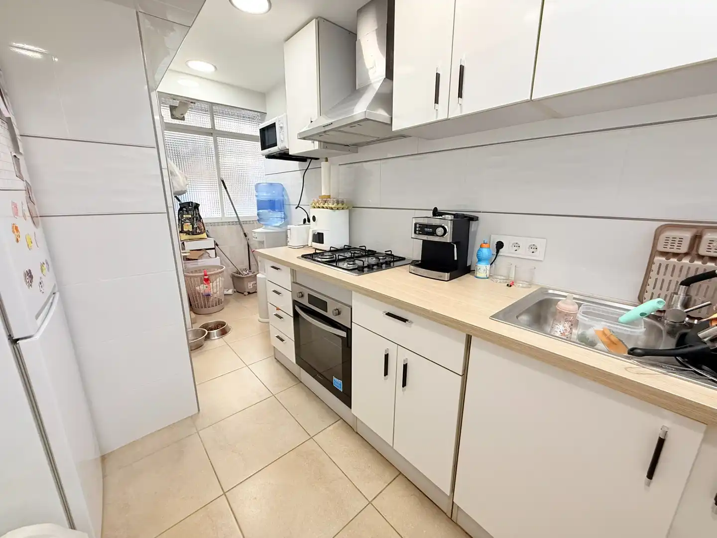 Kitchen of Flat for sale in  Palma de Mallorca  with Air Conditioner, Furnished and Home automation
